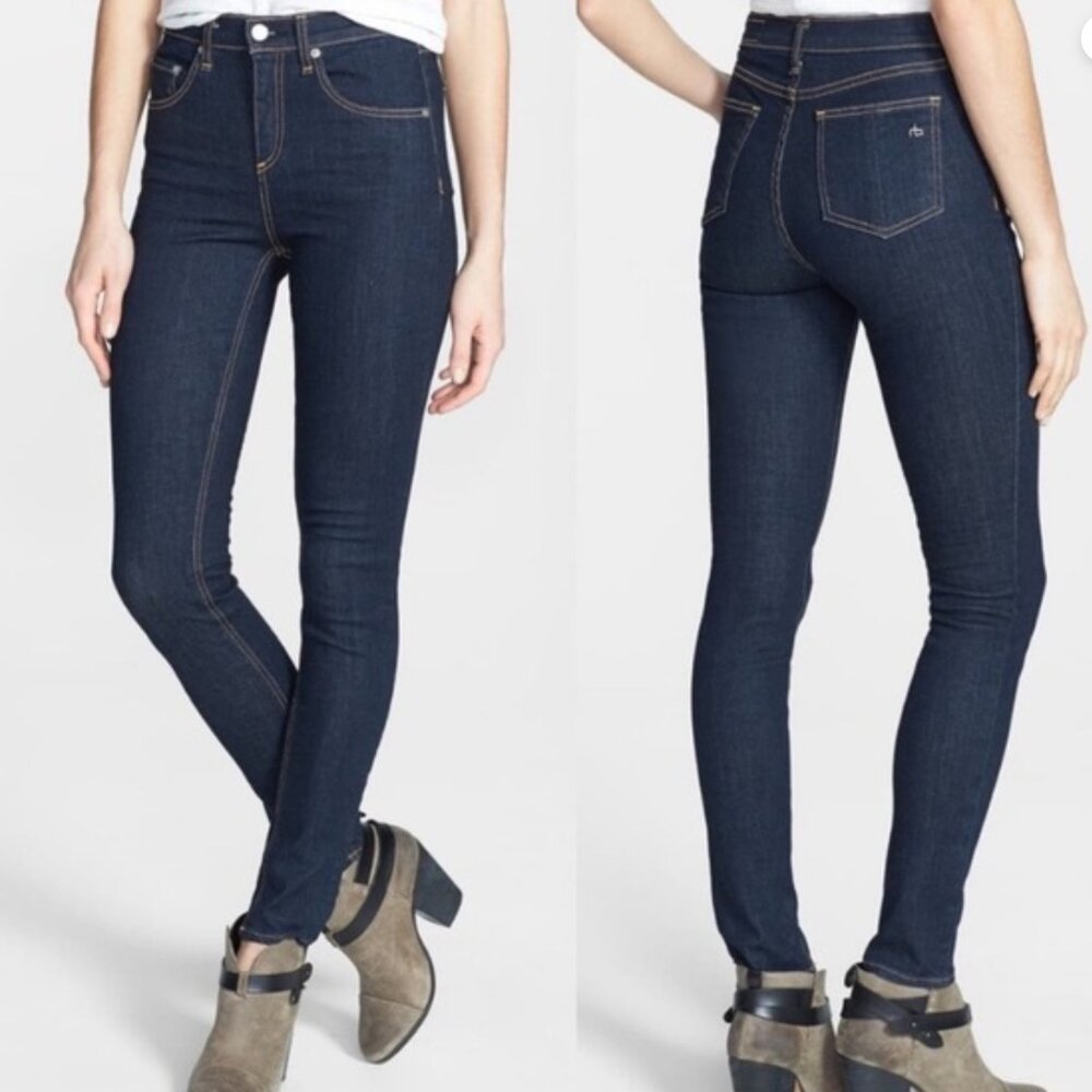 Rag & Bone Heritage Wash High Rise Skinny Jean - Size 28